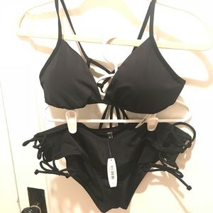 Adore Me black bikini NWT